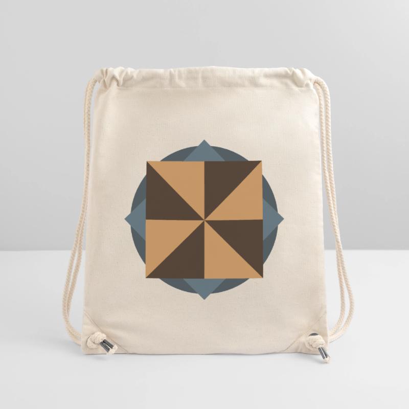 PYRAMID CORE GEOMETRY | Basic Shapes Artwork Stanley/Stella Recycled Gym Bag