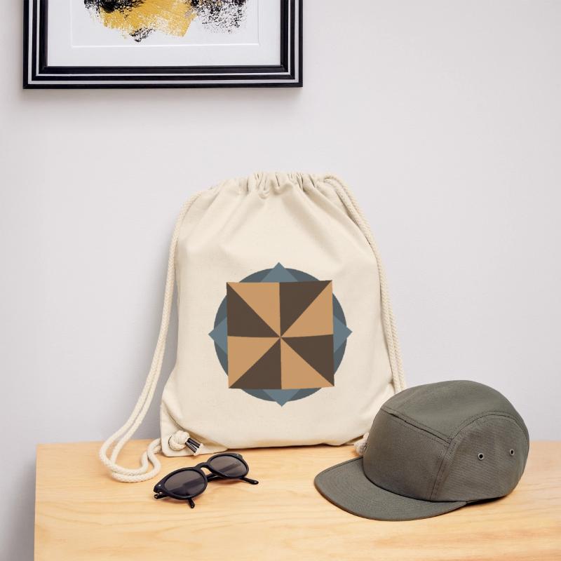 PYRAMID CORE GEOMETRY | Basic Shapes Artwork Stanley/Stella Recycled Gym Bag