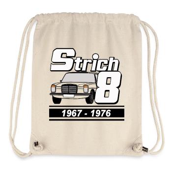 Strich 8 Retro Auto 1967 1976 - Stanley/Stella recycelter Gym Bag - Naturweiß - Vorne