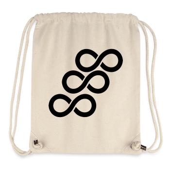 Unendlichkeit - Stanley/Stella recycelter Gym Bag - Naturweiß - Vorne