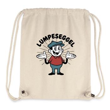 Lumpeseggel - badisches Sprichwort Narr Dialekt - Stanley/Stella recycelter Gym Bag - Naturweiß - Vorne