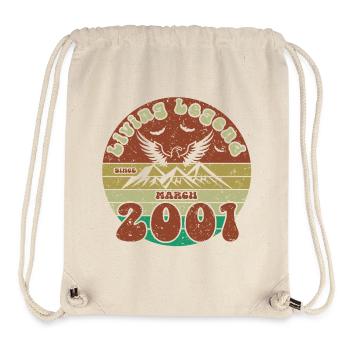 25th Birthday Living Legend since VIN 03/2001 - Stanley/Stella Recycled Gym Bag - natural - Front