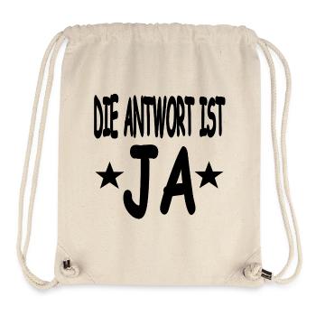 Ja - Stanley/Stella recycelter Gym Bag - Naturweiß - Vorne