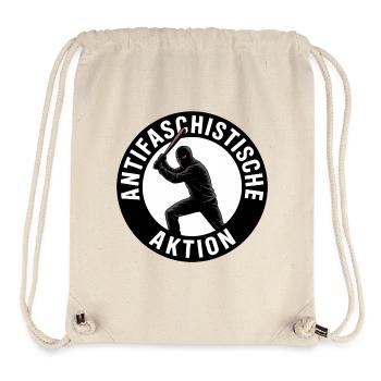 Antifascist Action - Antifa Tee - Stanley/Stella Recycled Gym Bag - natural - Front