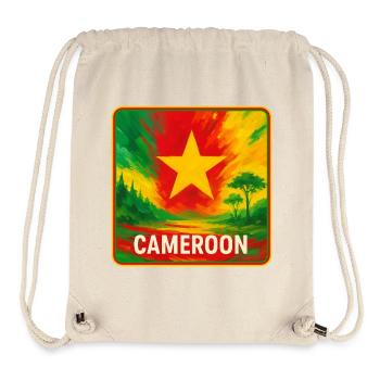 Conception de voyages au Cameroun - Sac à cordon recyclé Stanley/Stella - blanc naturel - Devant