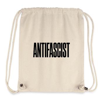 Antifaschist – Antifa Tee - Stanley/Stella recycelter Gym Bag - Naturweiß - Vorne
