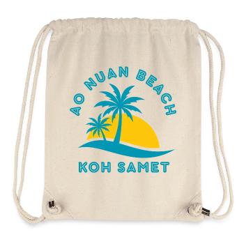 Koh Samet Palm Beach Sunset - Stanley/Stella Recycled Gym Bag - natural - Front