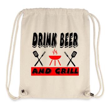 Griller - Sac à cordon recyclé Stanley/Stella - blanc naturel - Devant