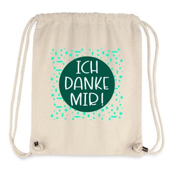 I thank myself sayings - Stanley/Stella Recycled Gym Bag - natural - Front