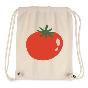 Vivid Tomato Minimalist Pop - Stanley/Stella Recycled Gym Bag - natural - Front