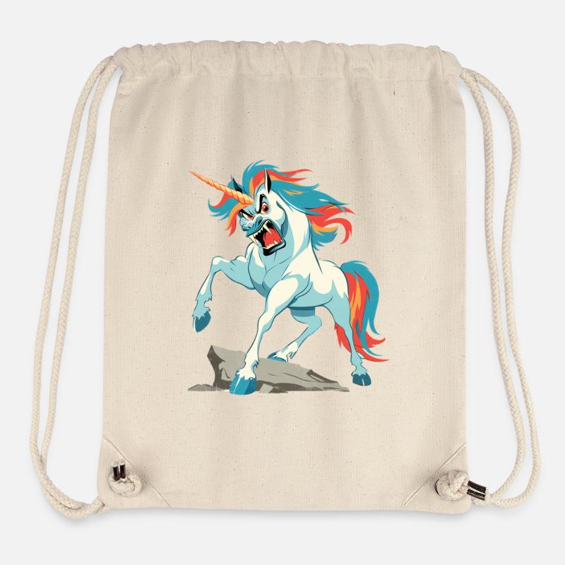 Angrycorn - Stanley/Stella Recycled Gym Bag - natural