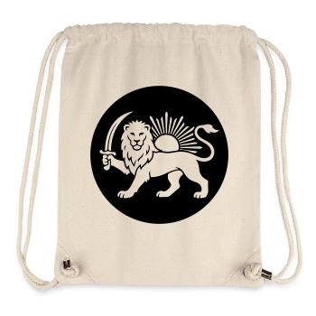 Persian Lion Persia Iran Symbol - Stanley/Stella Recycled Gym Bag - natural - Front