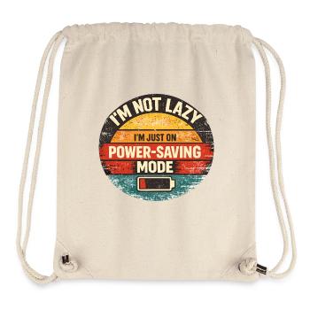 Power-Saving Mode Saying - Stanley/Stella Recycled Gym Bag - natural - Front