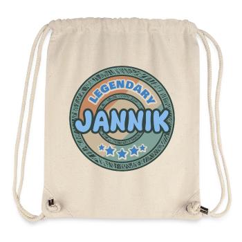 Dire Jannik - Sac à cordon recyclé Stanley/Stella - blanc naturel - Devant