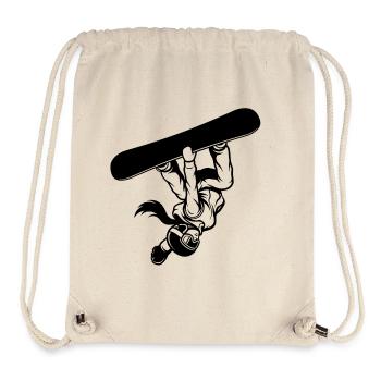 Slopestyle Salto Freestyle Wintersport Action - Stanley/Stella recycelter Gym Bag - Naturweiß - Vorne