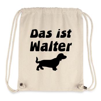 Dackel - Stanley/Stella recycelter Gym Bag - Naturweiß - Vorne