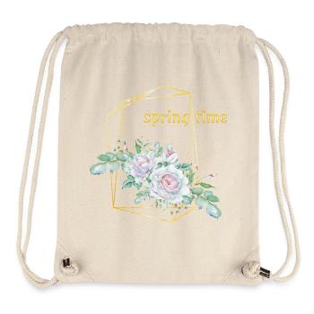 spring time - Stanley/Stella recycelter Gym Bag - Naturweiß - Vorne