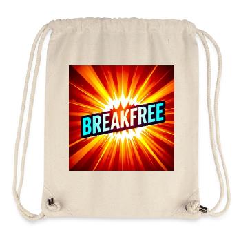 Breakfree Burst-Grafik - Stanley/Stella recycelter Gym Bag - Naturweiß - Vorne