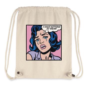 Ich habe nichts zum Anziehen! - Stanley/Stella recycelter Gym Bag - Naturweiß - Vorne