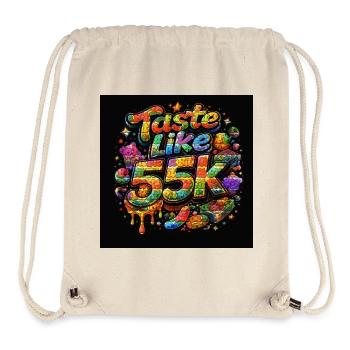Kaleidoscope 50K Graffiti - Sac à cordon recyclé Stanley/Stella - blanc naturel - Devant
