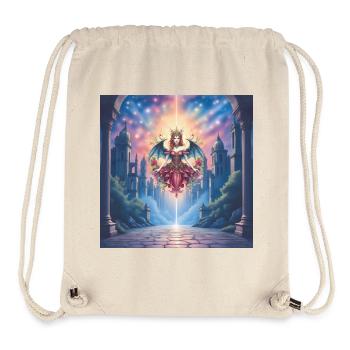Winged Queen in Celestial Portal - Stanley/Stella Recycled Gym Bag - natural - Front