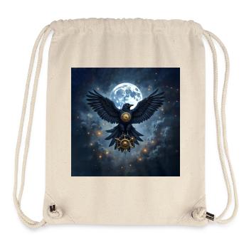 Siderischer Rabe mit Lunar Rudder - Stanley/Stella recycelter Gym Bag - Naturweiß - Vorne