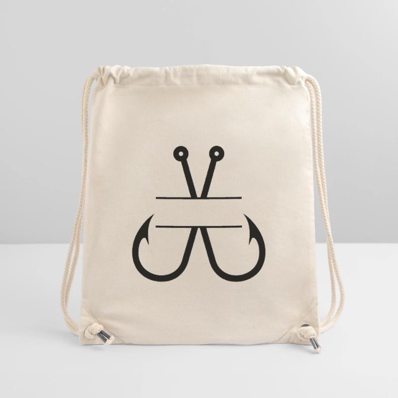 Fish Hook Name Monogram Stanley/Stella Recycled Gym Bag