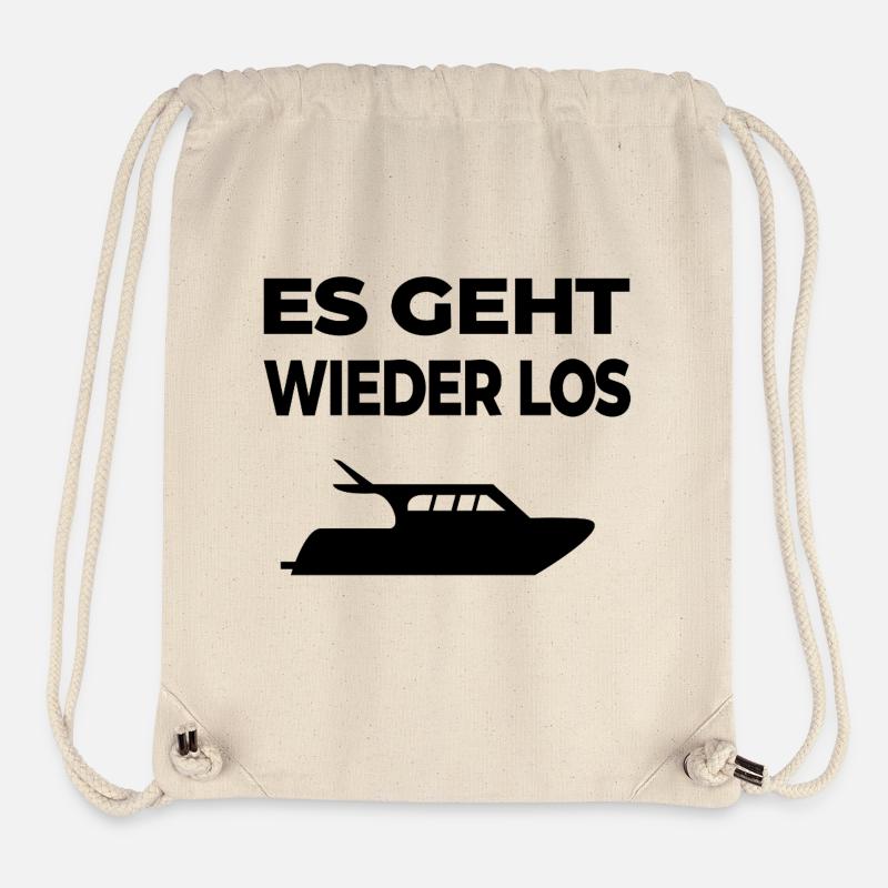 Motorboot - Stanley/Stella recycelter Gym Bag - Naturweiß