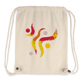 Yoga design_21 - Sac à cordon recyclé Stanley/Stella - blanc naturel - Devant