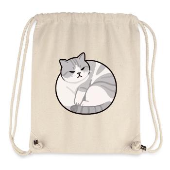 Cat Relax - Stanley/Stella Recycled Gym Bag - natural - Front