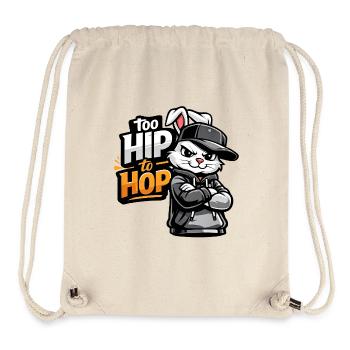 Hip Hop Bunny - Stanley/Stella Recycled Gym Bag - natural - Front