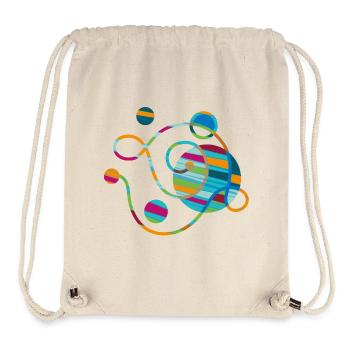 Yoga design_53 - Sac à cordon recyclé Stanley/Stella - blanc naturel - Devant