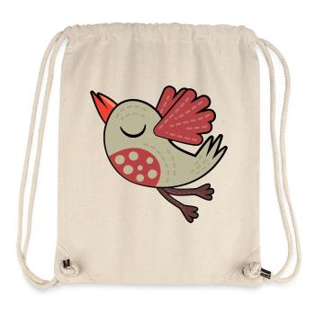 Kleiner Brauner Vogel - Stanley/Stella recycelter Gym Bag - Naturweiß - Vorne