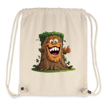Baumriese mit breitem Grinsen - Stanley/Stella recycelter Gym Bag - Naturweiß - Vorne