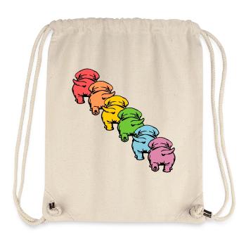 INKLUSION HUNDE VIELFALT - Stanley/Stella recycelter Gym Bag - Naturweiß - Vorne