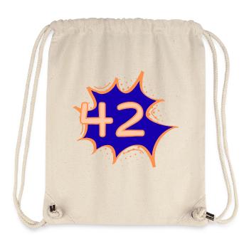 42 – Die Antwort auf alles | Comic Style T-Shirt - Stanley/Stella recycelter Gym Bag - Naturweiß - Vorne