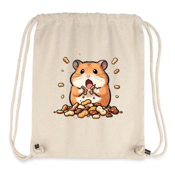 Gourmet hamsters and peanuts - Stanley/Stella Recycled Gym Bag - natural - Front