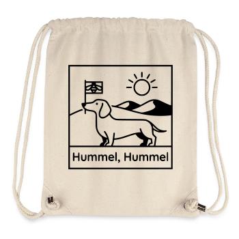 dackel hummel hummel - Stanley/Stella recycelter Gym Bag - Naturweiß - Vorne