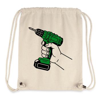 Homme à tout faire - Sac à cordon recyclé Stanley/Stella - blanc naturel - Devant