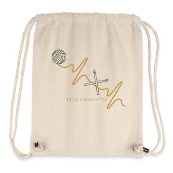 Thread: golden spiral - Stanley/Stella Recycled Gym Bag - natural - Front