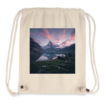 Alpin Abendreflexion - Stanley/Stella recycelter Gym Bag - Naturweiß - Vorne