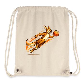 Känguru Korbwurf - Stanley/Stella recycelter Gym Bag - Naturweiß - Vorne