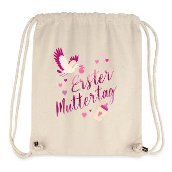 First Mother's Day - Stanley/Stella Recycled Gym Bag - natural - Front