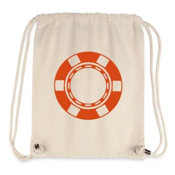 Casino coin - Stanley/Stella Recycled Gym Bag - natural - Front