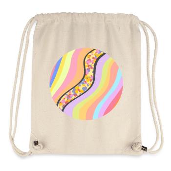 Joyful stream - Stanley/Stella recycelter Gym Bag - Naturweiß - Vorne