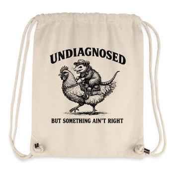 Nicht diagnostiziert, aber irgendetwas stimmt nich - Stanley/Stella recycelter Gym Bag - Naturweiß - Vorne