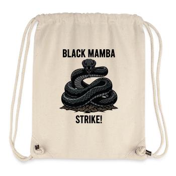 Mamba Noir Serpent Danger Strike Mamba - Sac à cordon recyclé Stanley/Stella - blanc naturel - Devant