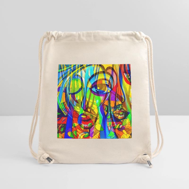 Color Pattern Face Abstract Stanley/Stella Recycled Gym Bag