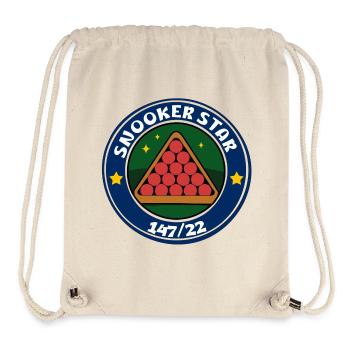 Snooker Star Triangel 147/22 - Stanley/Stella recycelter Gym Bag - Naturweiß - Vorne
