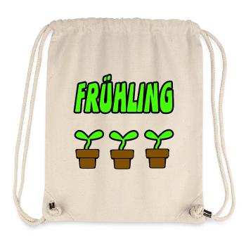 Frühling - Stanley/Stella recycelter Gym Bag - Naturweiß - Vorne